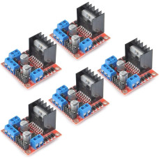 L298N Motor Drive Controller Board for Arduino, Dual H Bridge, 5 Packs